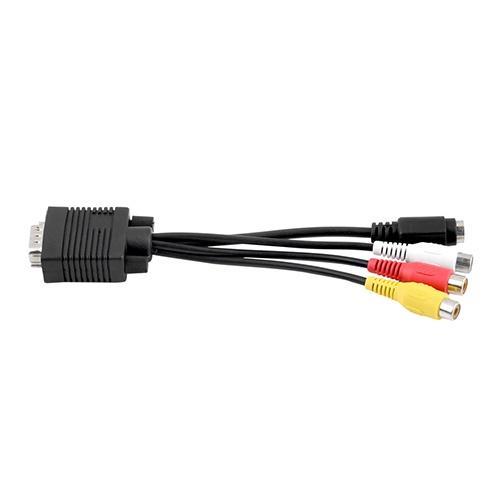 Bộ Chuyển Đổi Hw- Vga Sang S-Video 3 Rca Av Tv Cho Pc Laptop