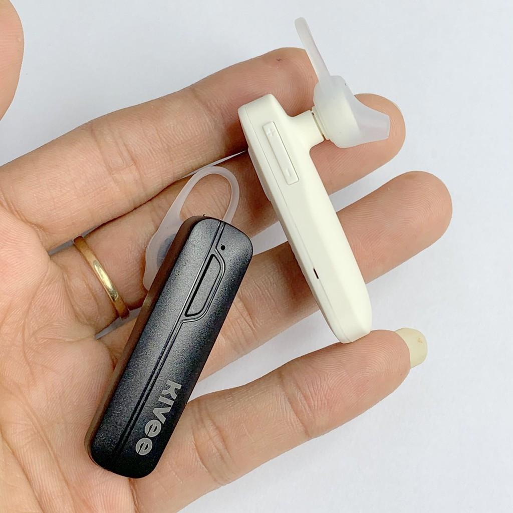 Tai nghe bluetooth không dây dành cho samsung iphone, tay nghe bờ lu tút có Mic gọi điện, nghe nhạc  Kivee Tw32 Data - Hàng Chính Hãng