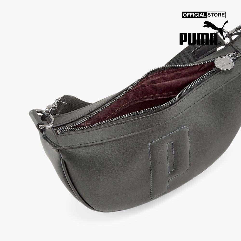 PUMA - Túi đeo vai nữ hình bán nguyệt Sense Mini Hobo 079583-0