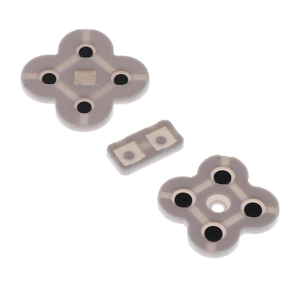 3 In 1 Conductive Rubber Button Pad Set Replacement Part for Nintendo NDS Lite NDSL