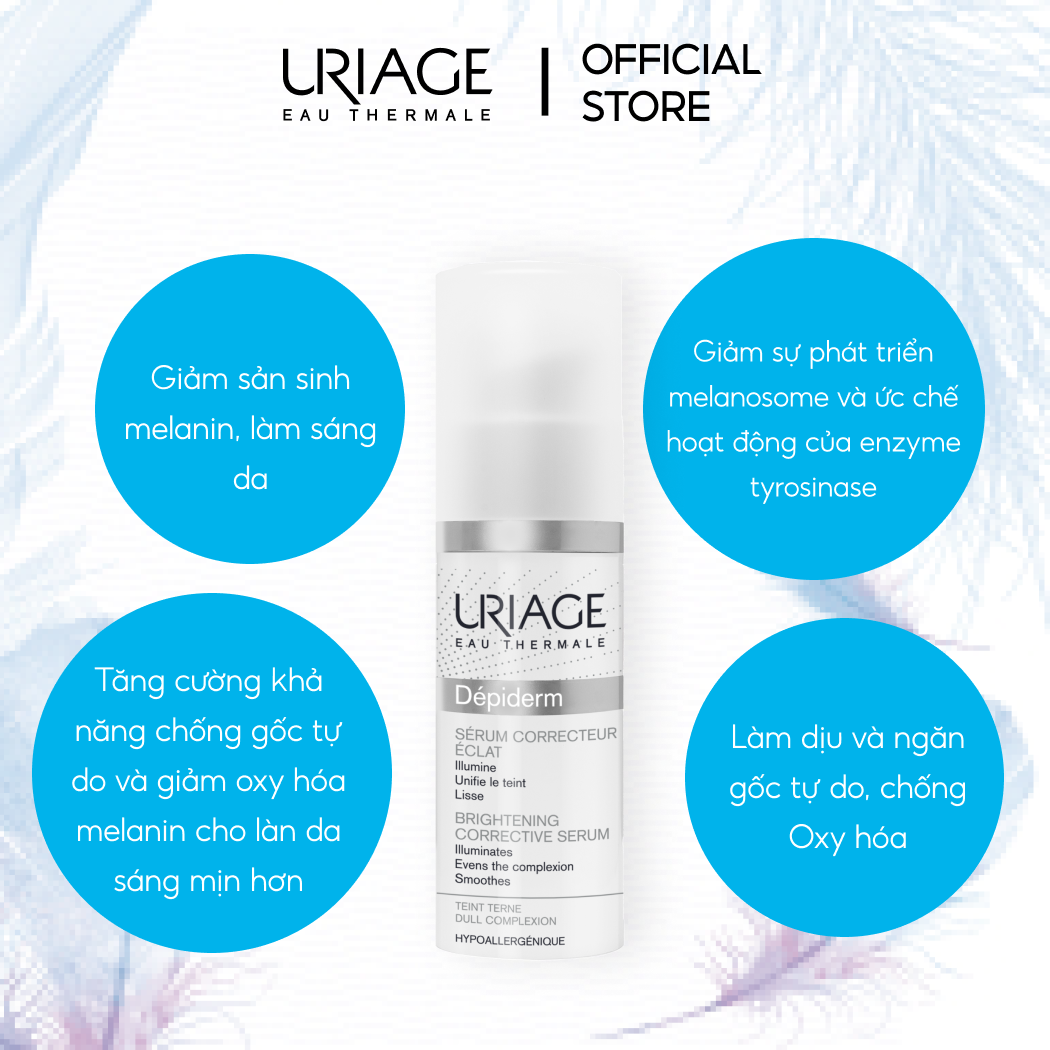 Serum dưỡng sáng, làm đều màu da URIAGE DÉPIDERM SÉRUM CORRECTEUR ÉCLAT 30ml