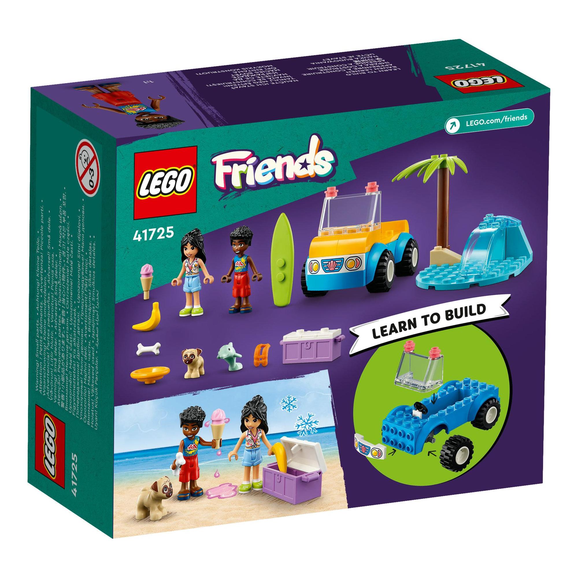 LEGO Friends 41725 Đồ chơi lắp ráp Xe buggy dạo chơi bãi biển (61 chi tiết)