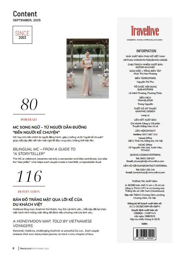 ẤN PHẨM TRAVELLIVE THÁNG 9/2025