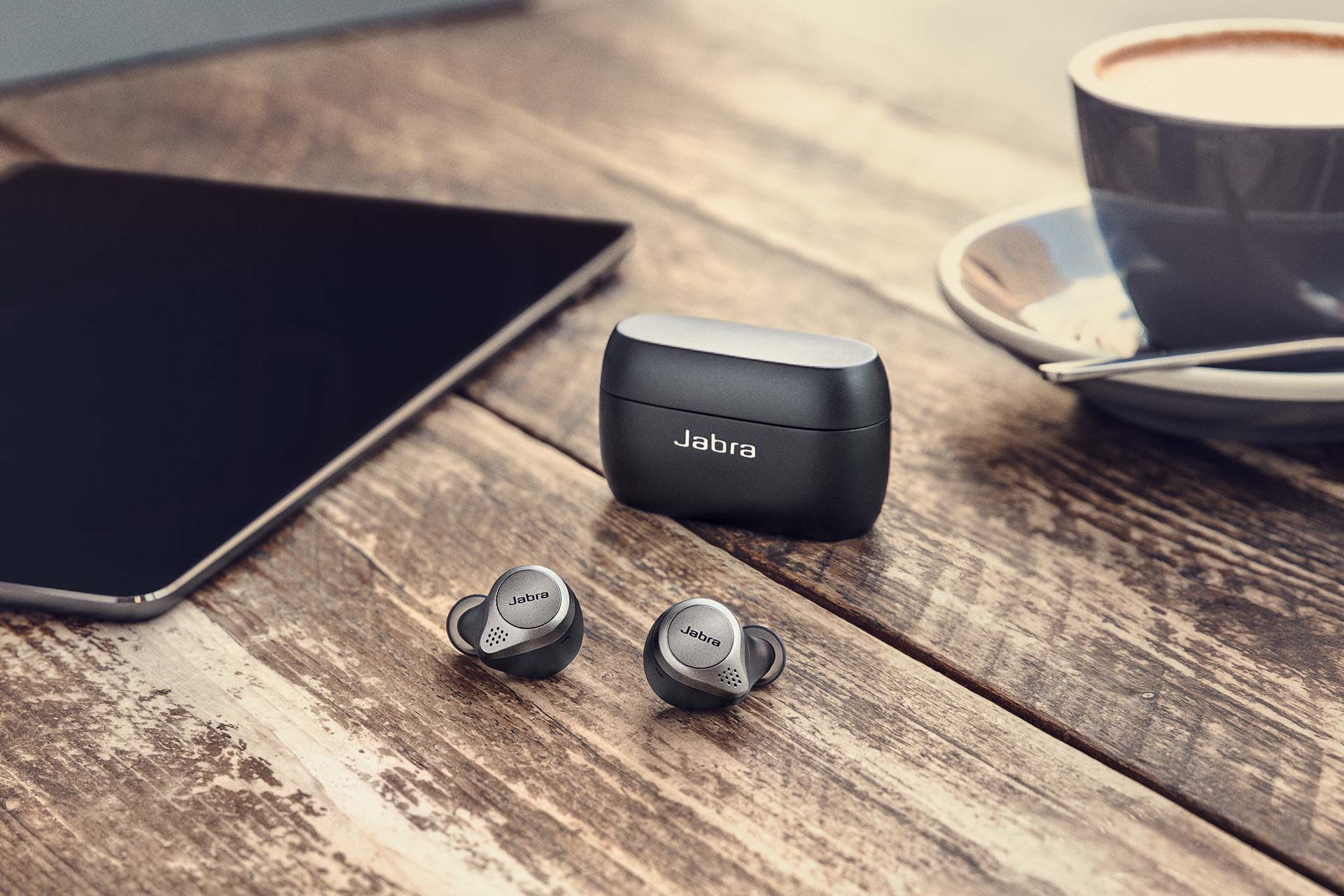 Tai Nghe Bluetooth True Wireless Jabra Elite 75T Wireless Charging - Hàng Chính Hãng