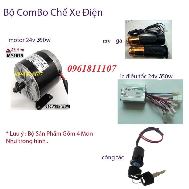 Combo chế xe điện 24v 350w