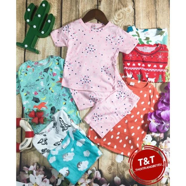 Bộ quần áo bozip cho bé nhiều hoạ tiết QOA30