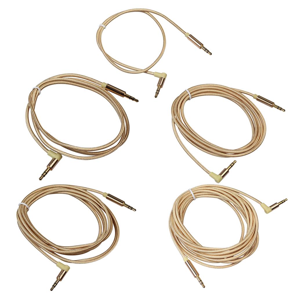 1/8 Inch 3.5mm Jack Male to Male Headphone Earphone Audio Cable Cord