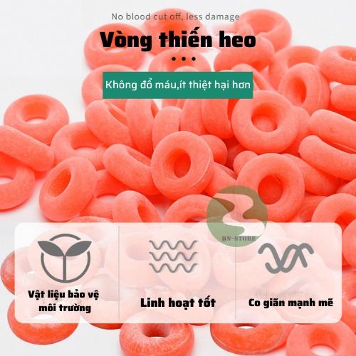 Set kìm kẹp và vòng thiến heo không đổ máu cho gia súc heo cừu trang trại