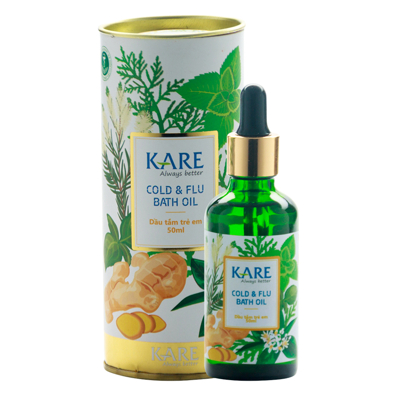 Dầu Tắm Kare Cold&amp;Flu Bath Oil (50ml)