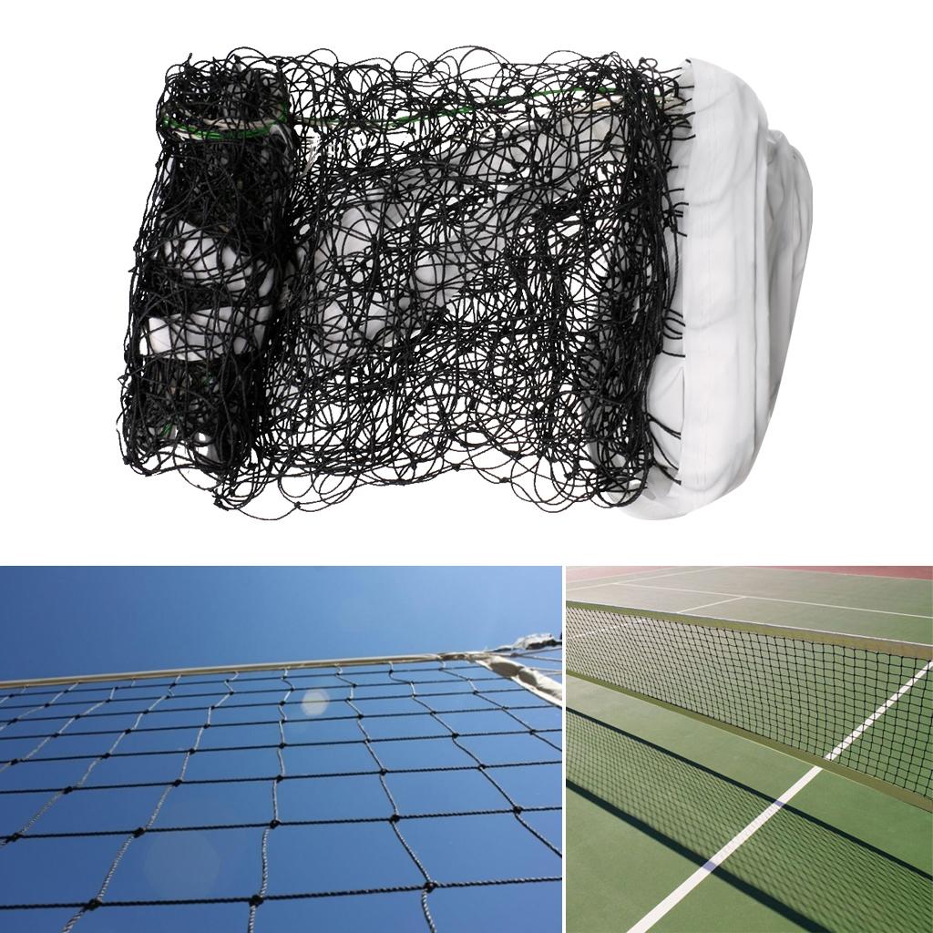Official Size Volleyball Net Beach Indoor Outdoor Netting with Steel Cable