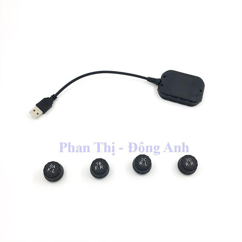 Cảm biến áp suất lốp xe ô tô VAN NGOÀI, TPMS, tích hợp màn android trên xe ô tô