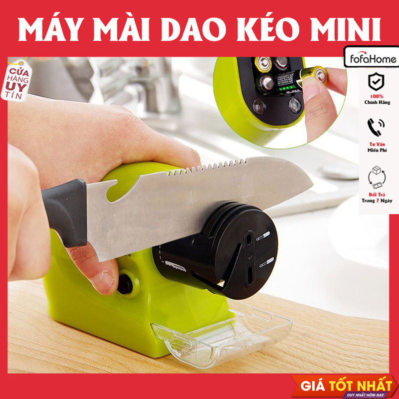 Máy Mài Dao Kéo Đa Năng Máy Mài Mini Chạy Pin Chất Liệu Nhựa Lỗi Thép