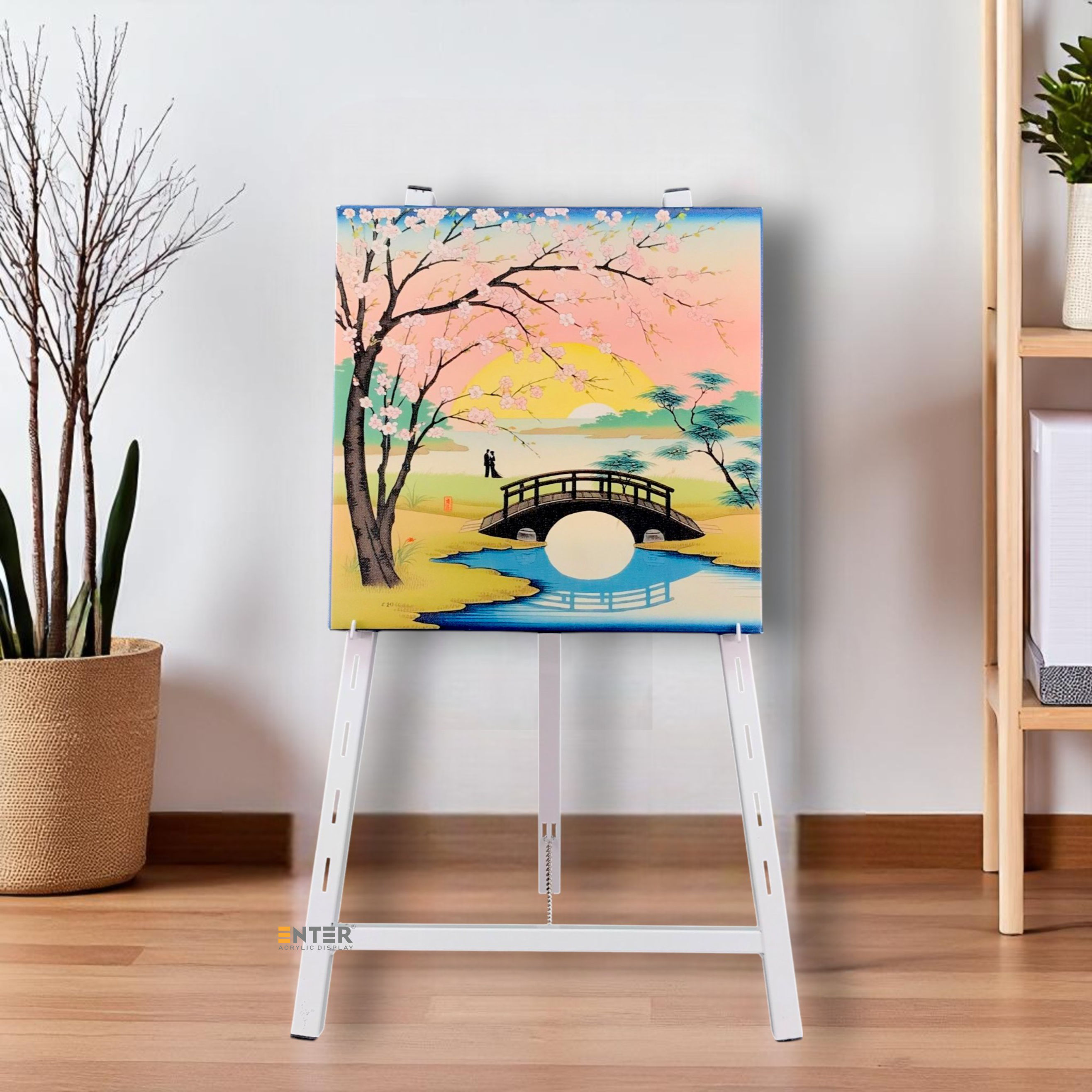 Khung vẽ - giá đỡ tranh Enter GV040 40cm đen / trắng / vàng