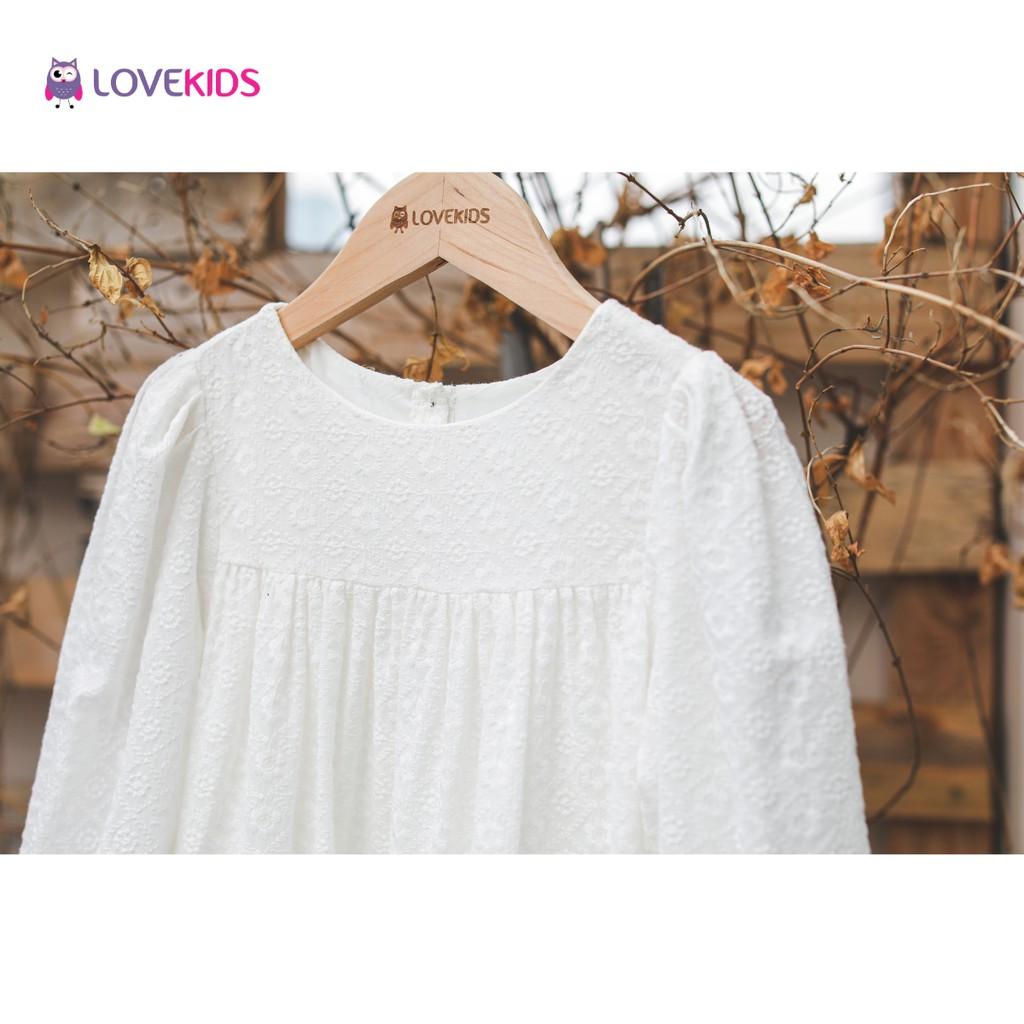 Váy babydoll đuôi cá phối tầng cách điệu - Lovekids