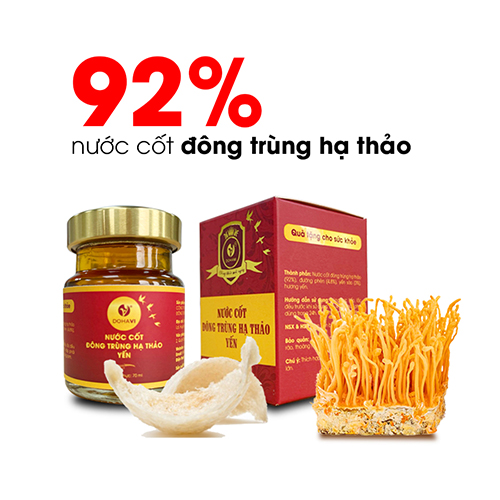 Nước Cốt Đông Trùng Hạ Thảo Yến DOHAVI 92% - 70 ml