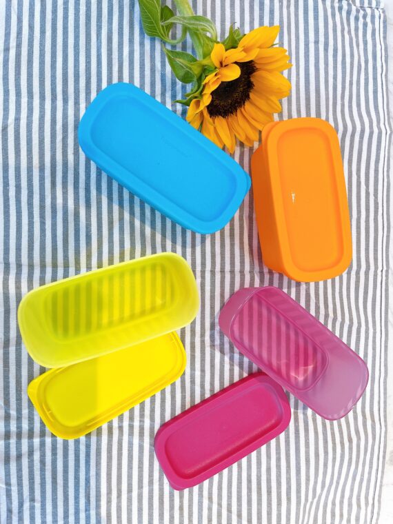 Bộ hộp Tupperware Mini Rectangular 250ml (4 Hộp)