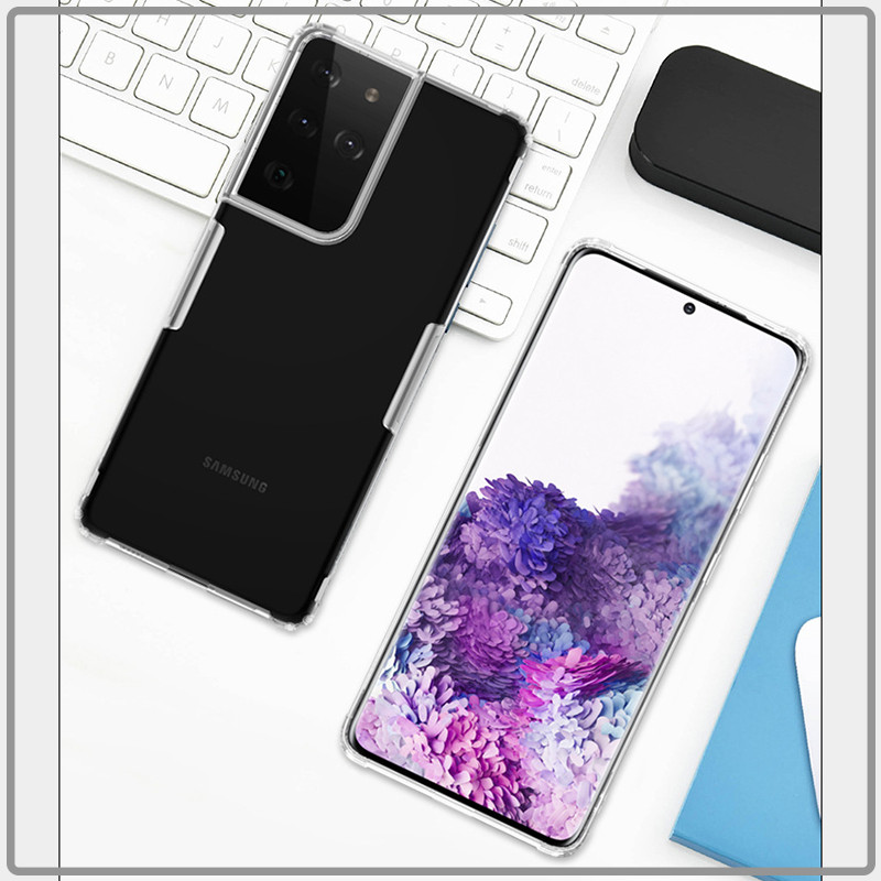 Ốp lưng trong suốt Nillkin NATURE cho Samsung S21 - S21 Plus - S21 Ultra TPU - Hàng nhập khẩu