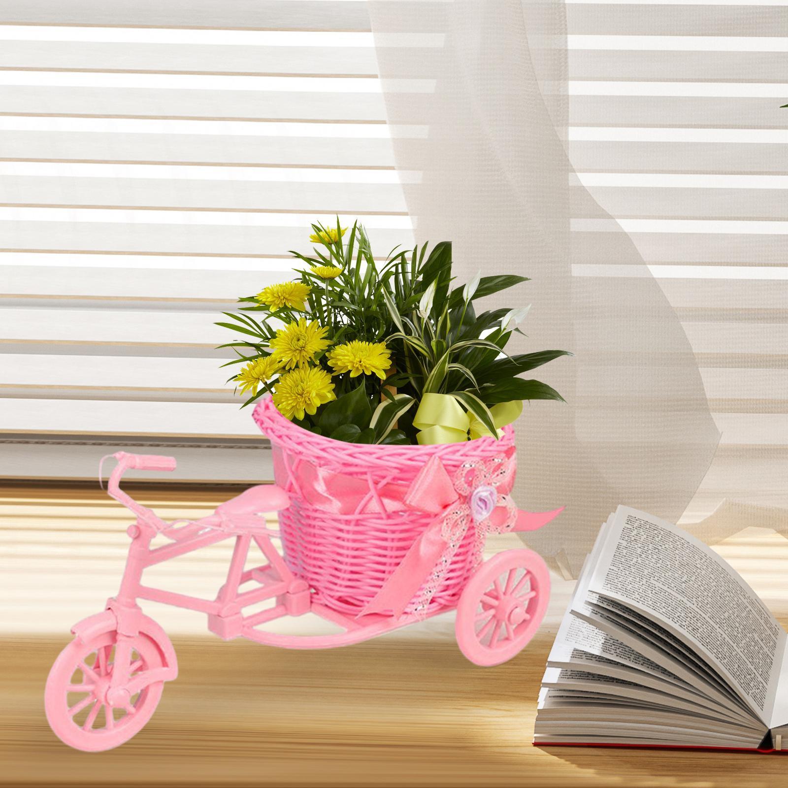 Artificial Flower Basket Vase Plant Rack for Party Indoor Home Decor