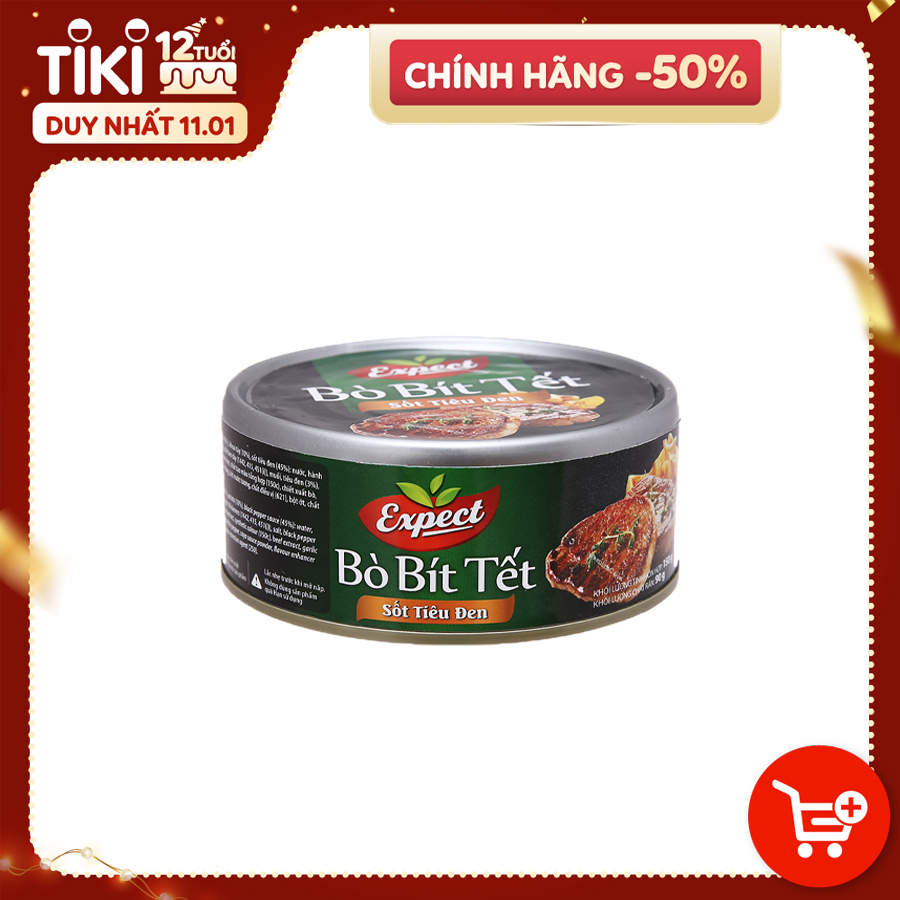 Bò Bít Tết Sốt Tiêu Đen Expect 150G (DATE: 7/2025)