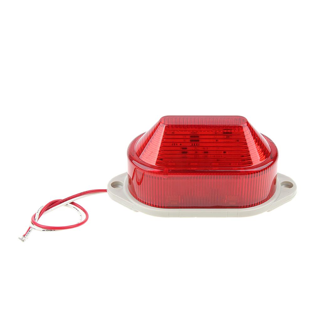2x LED Beacon Red Flashing Strobe Signal Warning Light Lamp, AC220V