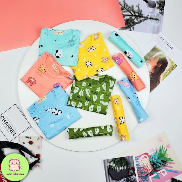 Đồ Bộ Đùi Bé Trai Bé Gái Minky Mom Họa Tiết Gấu Chất Thun Lạnh Mặc Hè Cho Bé (8-19kg