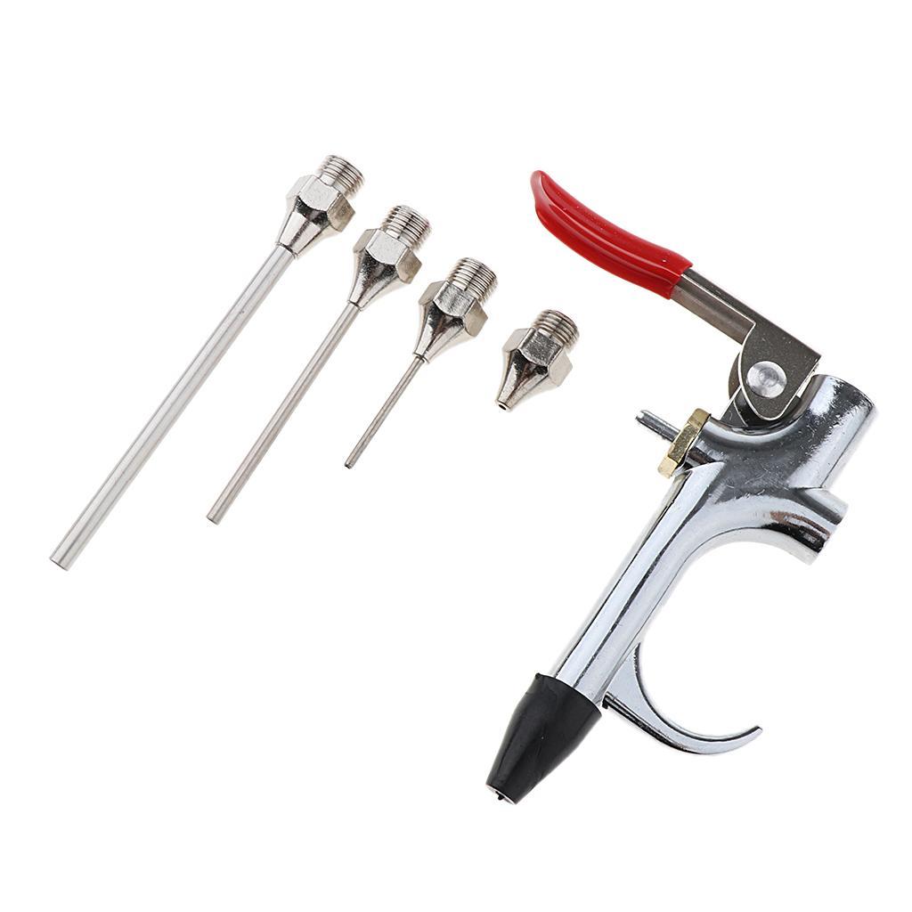 5Pcs Air-Blow- Kit Air Compressor Nozzle Tip Needle Inflation Blower Air UpTip