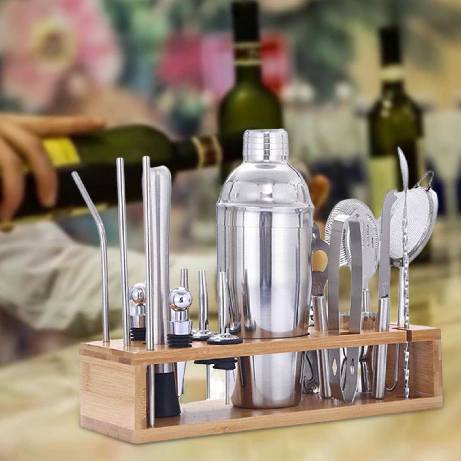 Bartender Kit Bar Accessories Bar Mixer Spoon Martini Shaker for Bartending
