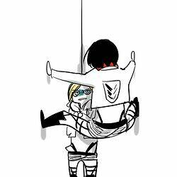 đại chiến titan - doujinshi về các cô gái chapter 6 1