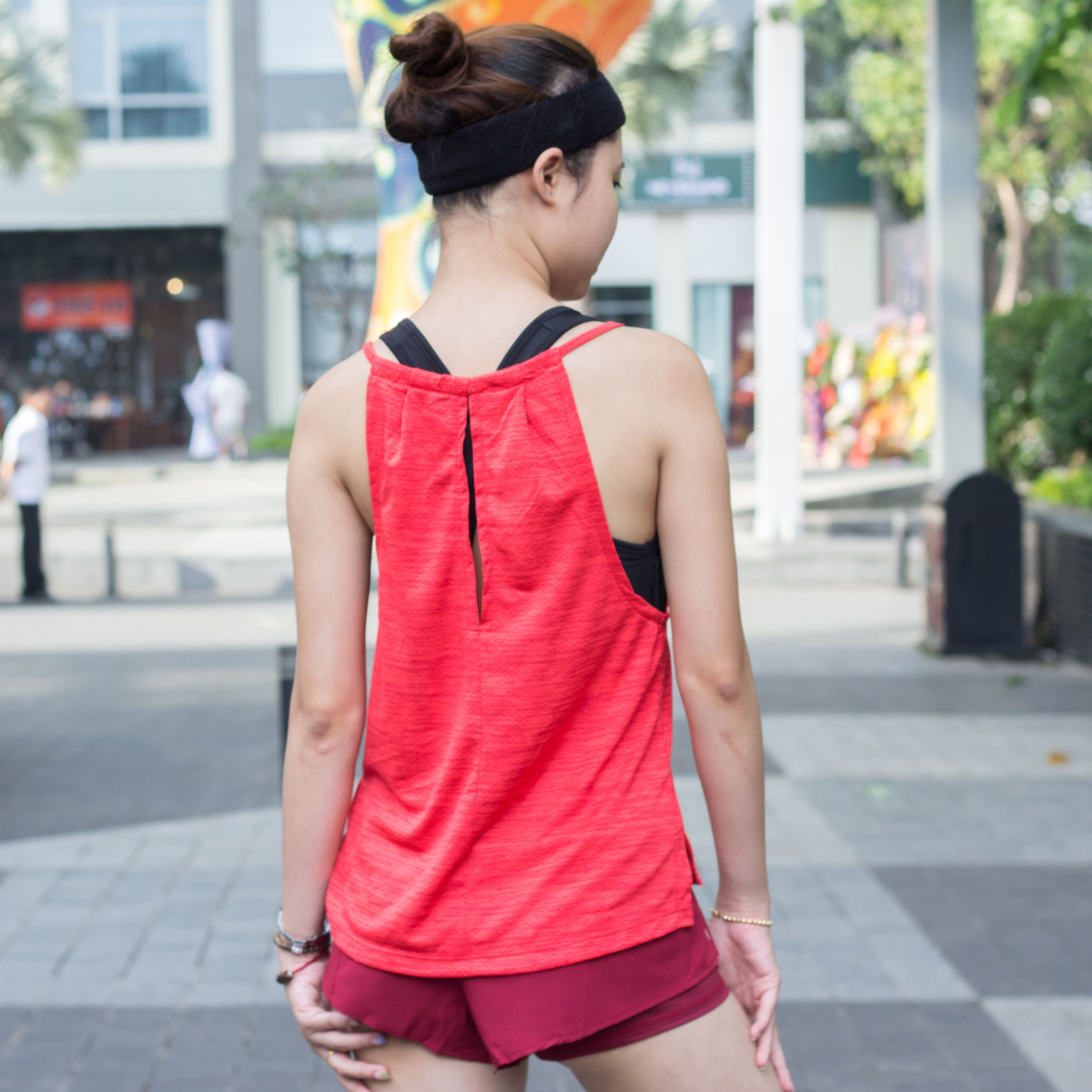 Áo TankTop Cổ Yếm Tập Gym, Yoga