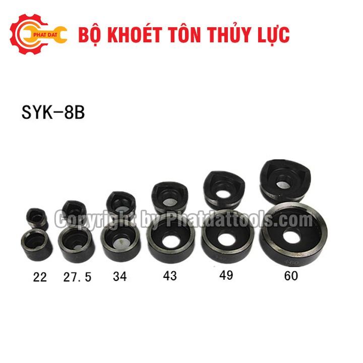 Máy Đột Thủy Lực Bằng Tay SYK8B-Bộ khoét tôn thủy lực-