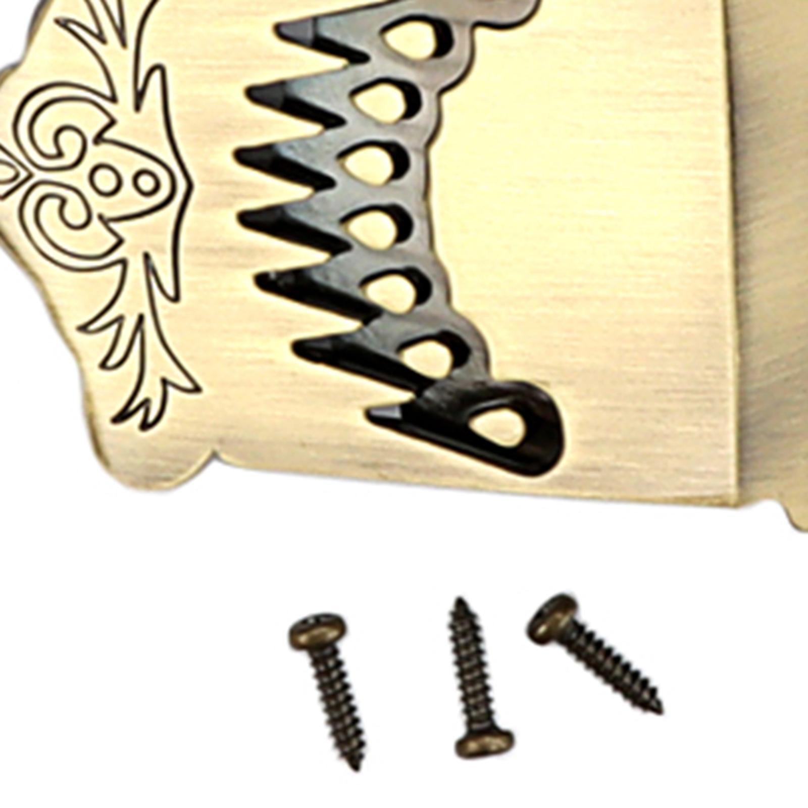 Mandolin Tailpiece, 8 String Mandolin Part, 8 String Mandolin Tailpiece, Mandolin Metal Bridge for Repairing, Show, Replacement Replace Accessory