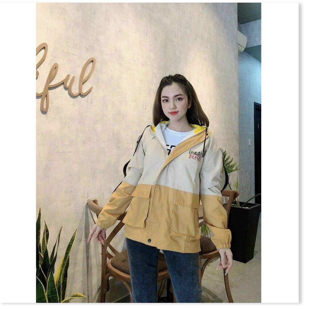ÁO KHOÁC KAKI HỘP NỮ,THIẾT KẾ HỌA TIẾT SIÊU XINH THỜI TRANG KING STORE