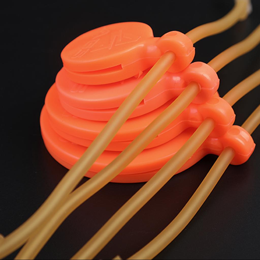 4pcs Silicone Spinner Target 3/4/5/6cm Swinging Spinning Targets