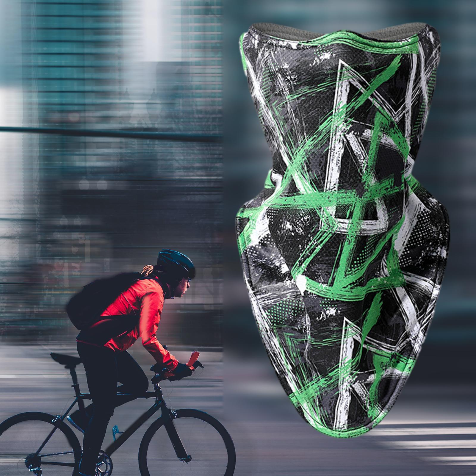 2 Pieces Soft Neck Gaiter Half Face Mask Thick for Cold Weather Outdoor Ski