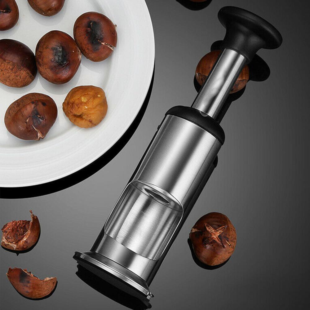 Đồng Hồ Nam Dây Thép Không Gỉ Hướng Dẫn Sử Dụng Hạt Dẻ Dụng Cụ Mở Ngân Khánh Sheller Vỏ Chống Trượt Nhà Hạt Dẻ Dao Gọt Vỏ Hạt Dẻ Hiện Vật Dụng Cụ Nhà Bếp Phụ Kiện