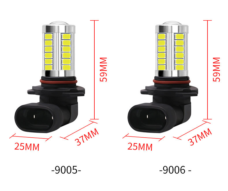 Đèn LED xe chân H4 H7 H8/H11 9005 9006 H5630-33