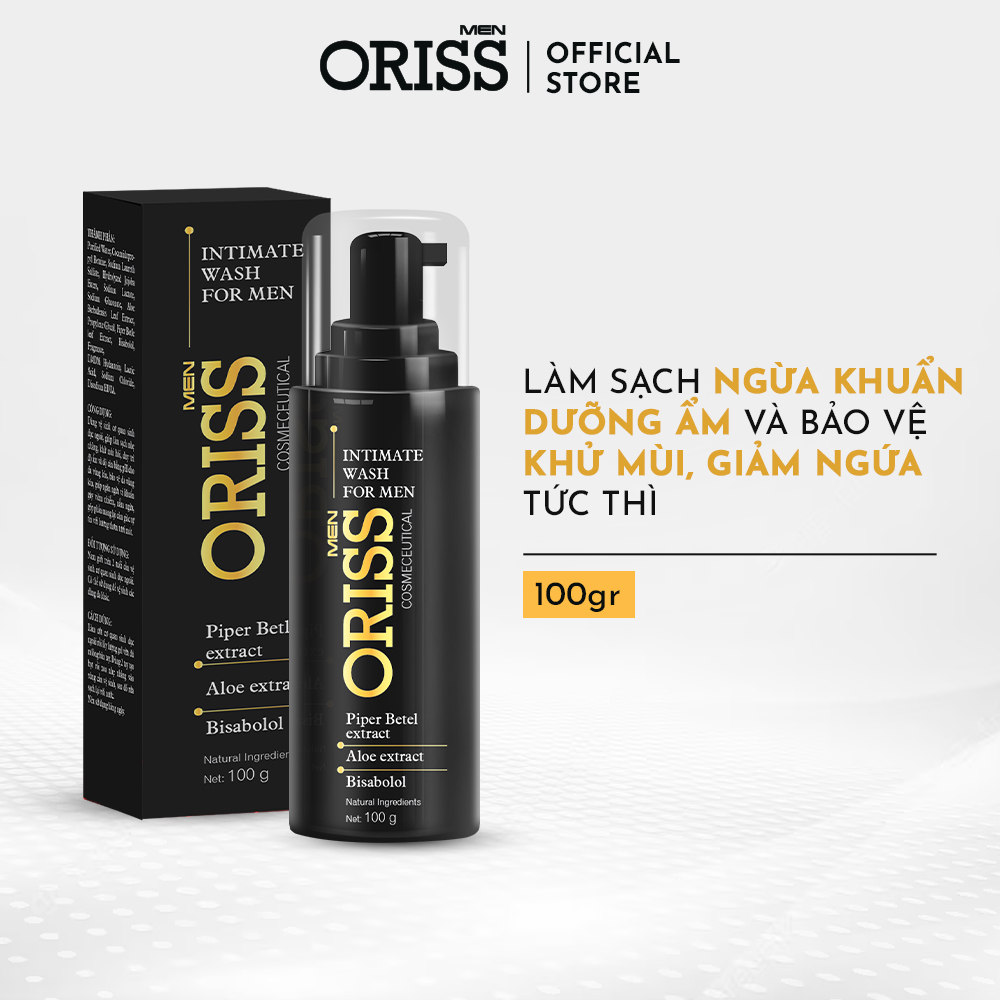 Dung Dịch Vệ Sinh Nam Dạng Bọt Oriss Men - 120ml/chai