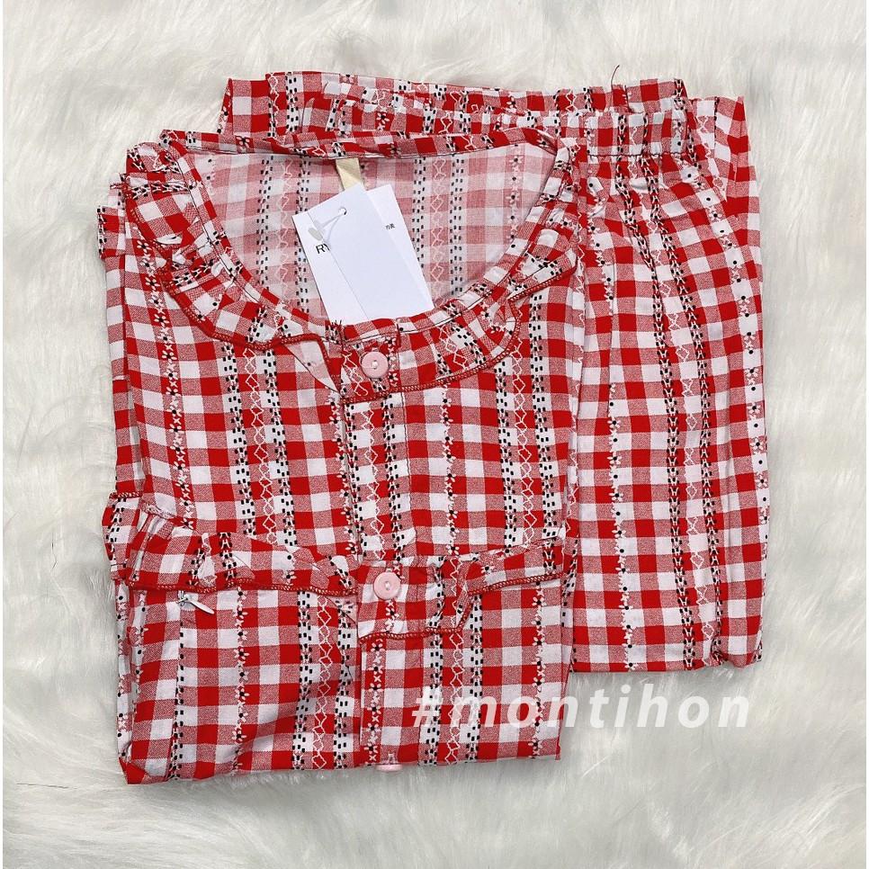 Bộ sau sinh vải Lanh lụa siêu mát Có khoá cho bé bú và chun rút điều chỉnh - Nhiều màu - Free size