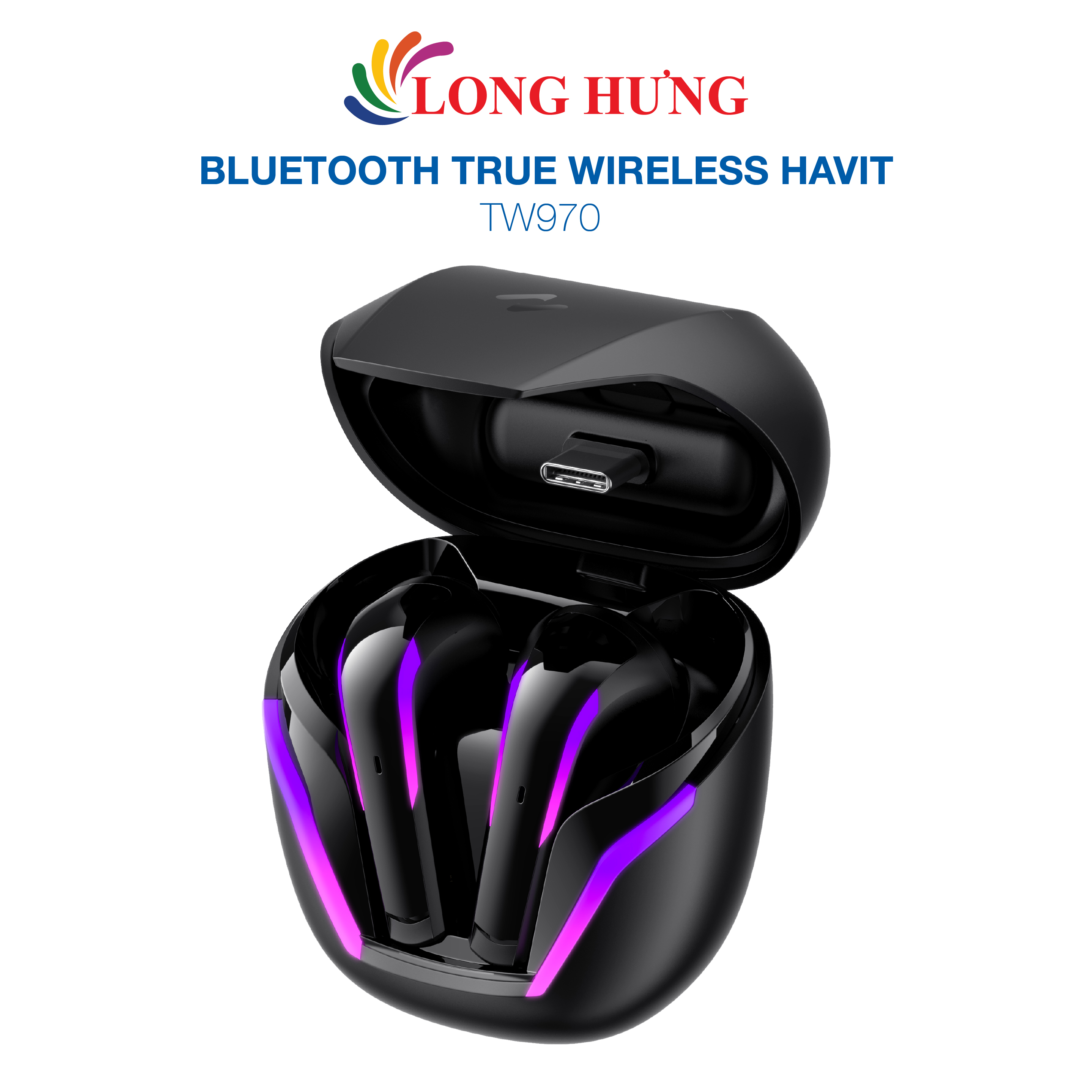 Tai nghe Bluetooth True Wireless Havit TW970 - Hàng chính hãng