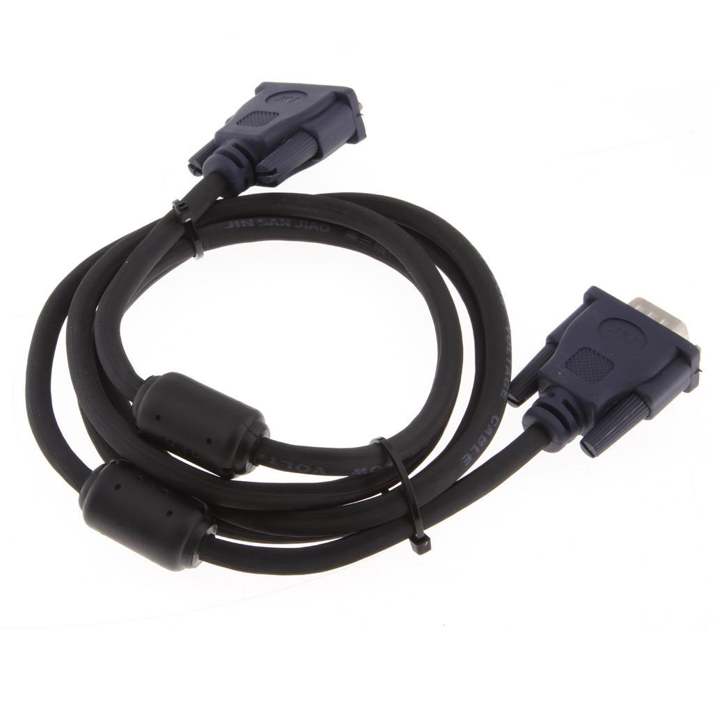 VGA Extension Cable Male to Male Monitor Video Adapter Cord 1080P