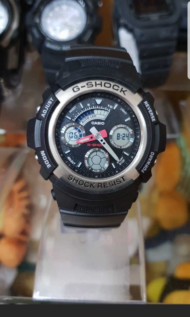 Đồng hồ nam dây nhựa Casio G-SHOCK AW-590-1ADR