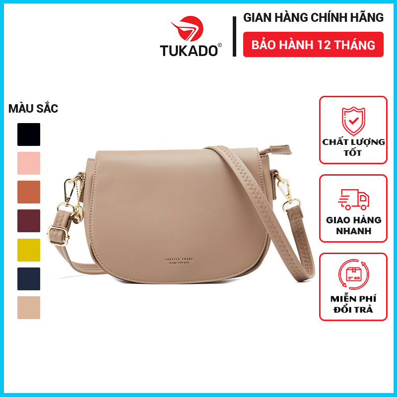 Túi Xách Nữ Đeo Chéo Chính Hãng FOREVER YOUNG Dáng Công Sở Thời Trang Da Cao Cấp Cực Đẹp FY13 - TUKADO