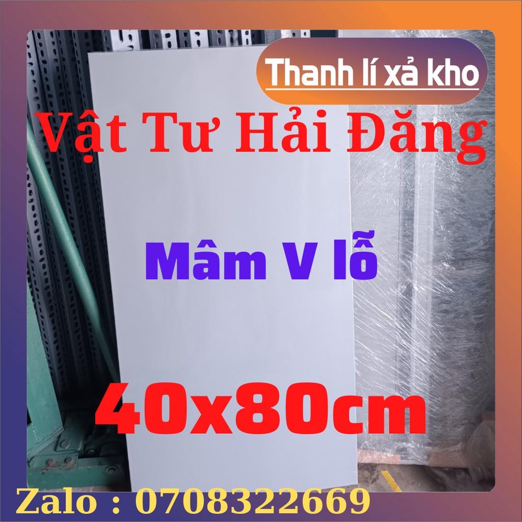 Mâm kệ sắt v lỗ đa năng, Rộng 40cm x Dài 80cm,kệ sắt v lỗ