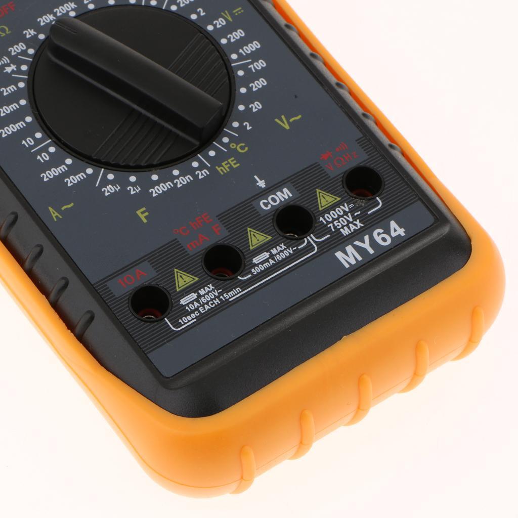 Handheld LCD Digital Voltmeter Ammeter Ohm Multimeter Volt AC Tester Meter