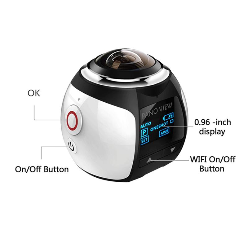 2022 Máy ảnh hành động di động của V1 Panoramic 360 độ mới