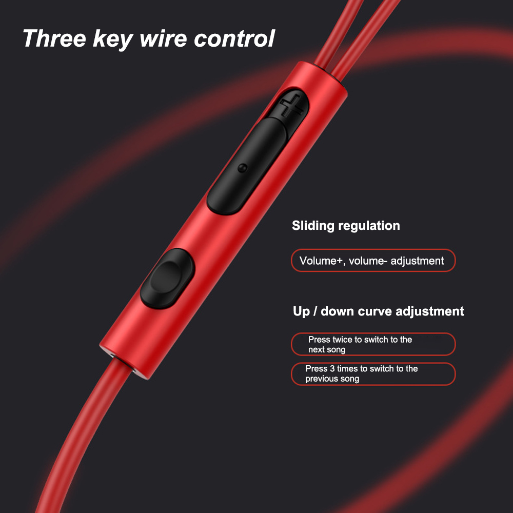 Tai Nghe Thể Thao Từ Tính Có Dây Loại C Có Micrô