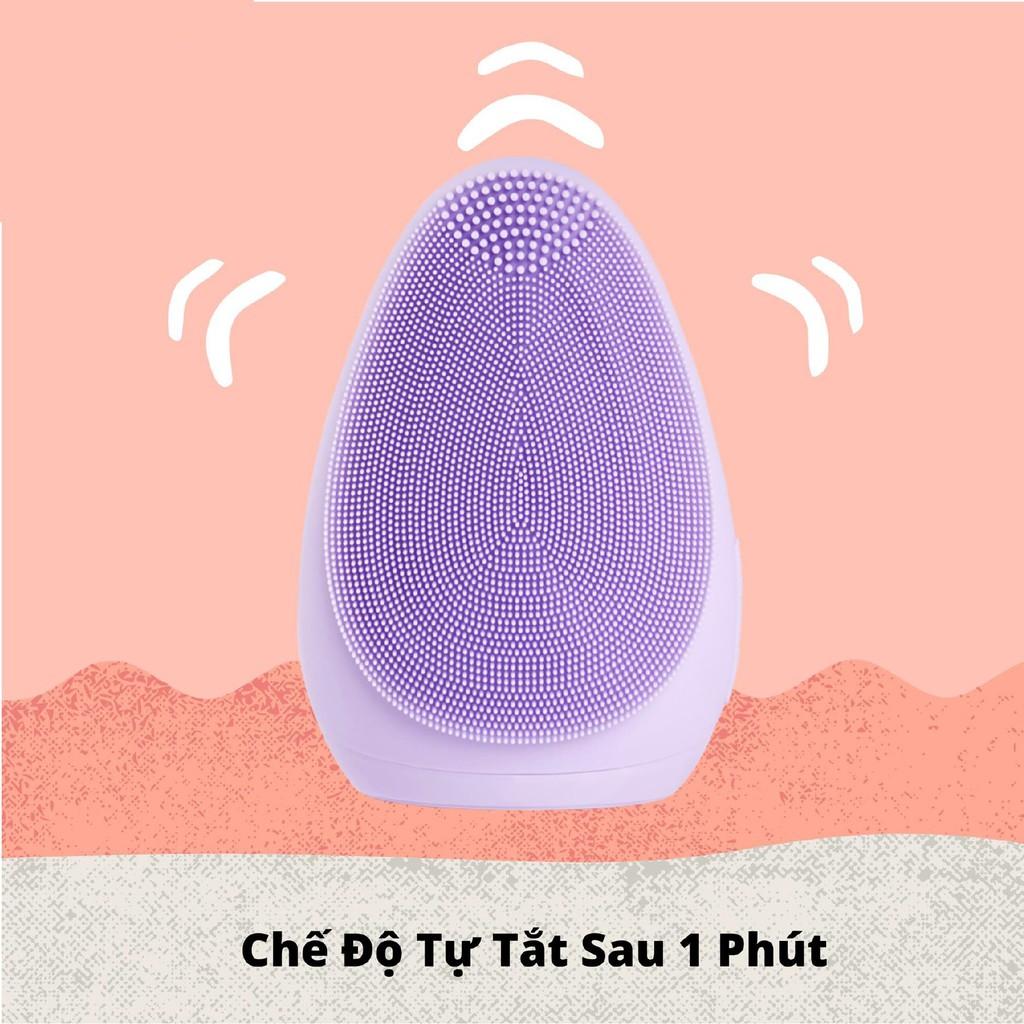 Máy Rửa Mặt Chuẩn Spa Emmié by Happy Skin Premium Cleansing Brush , Máy massage chăm sóc da mặt