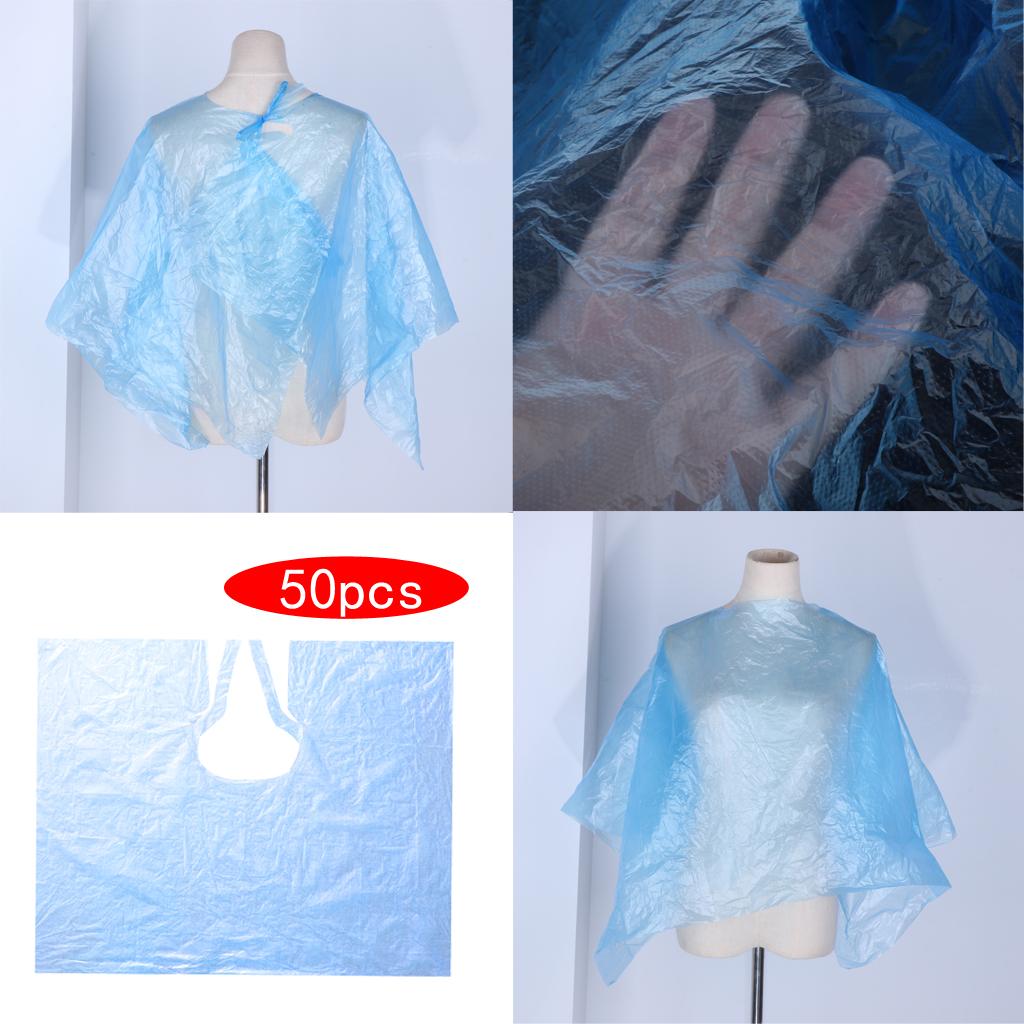 150x Disposable Hair Cutting Cape Gowns Stylist Barber Shop Capes Apron