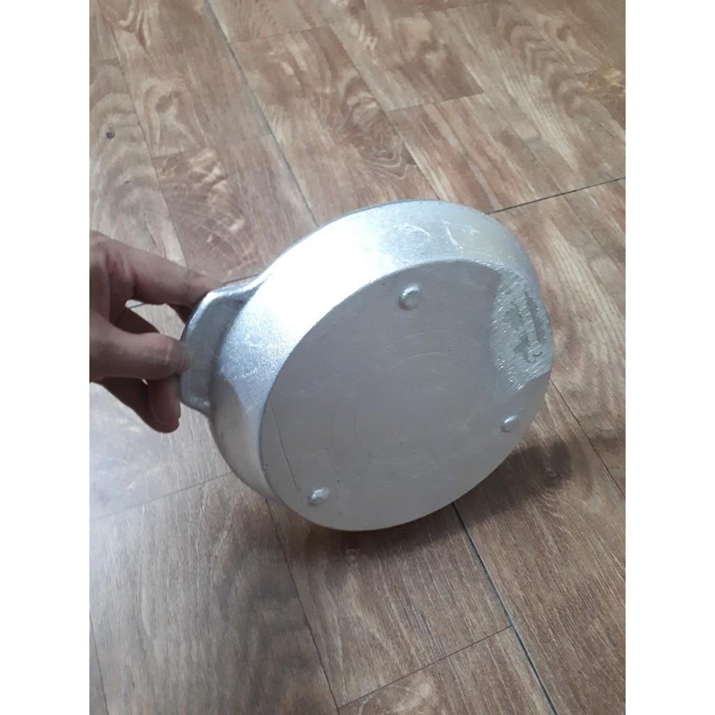 Chảo gang nướng thịt, nướng thức ăn, làm bit tết size 22cm sâu kẻ.