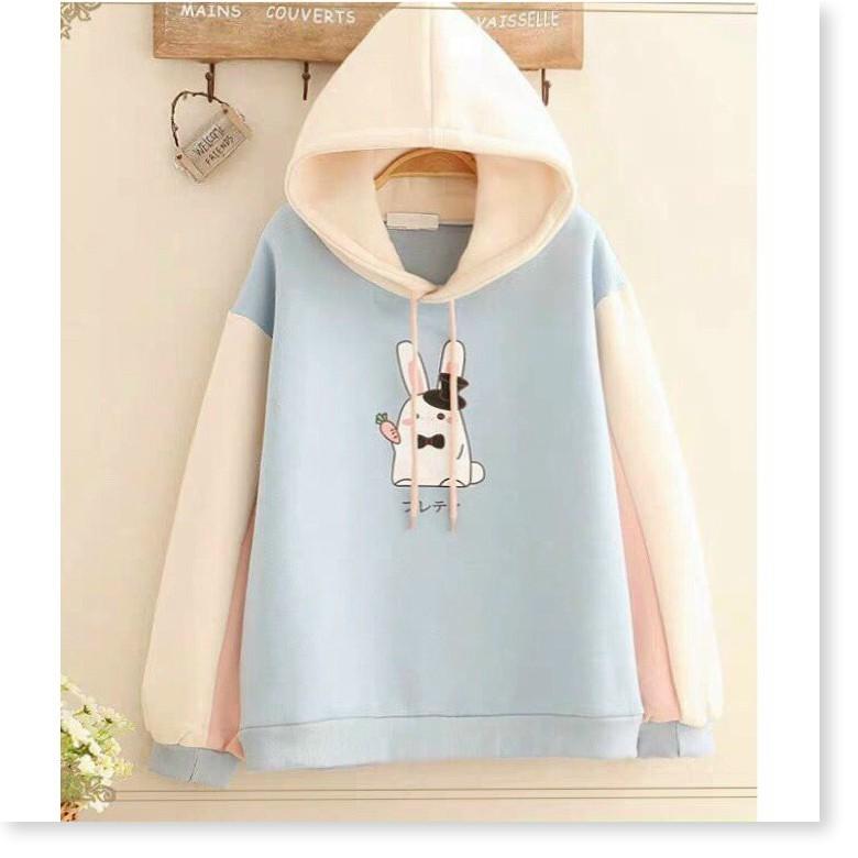 ÁO HOODIES NỮ HỌA TIẾT XINH XẮN MÀU SẮC TƯƠI MÁT FROM TO Y HÌNH THỜI TRANG